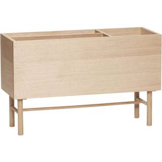 Hübsch Ground Plantekrukke Naturlig - Krukker Eg Natural - 880607F