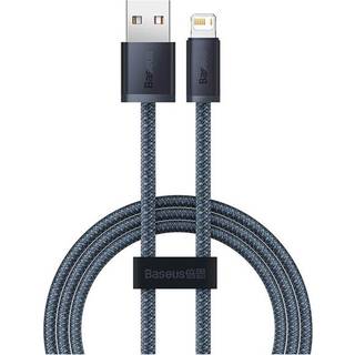 FORÅRSUDSALG - Baseus - Dynamisk Serien Kabel USB til Lightning, 2.4A, 1m (grå)