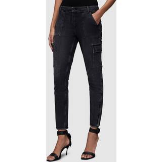 All Saints AllSaints Black Duran Skinny Cargo Jeans