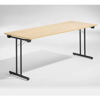 Bord Dinner, Eg 1800x800 mm, Sort understel