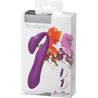 BeauMents Come2gether - Rechargeable, Waterproof Couple's Vibrator (Purple)