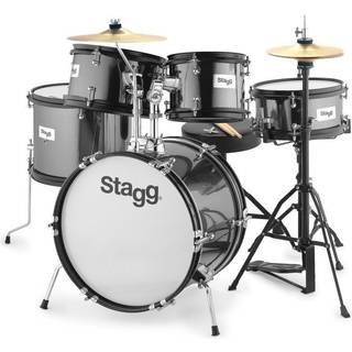 Stagg Tim Jr 5/16B Black Junior-trommesæt