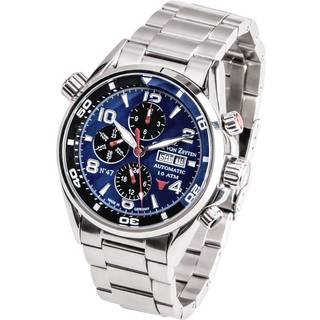 Carl von Zeyten CVZ0047BLMS No. 47 - Herrenuhr 45mm 10ATM