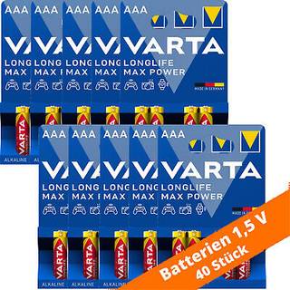Varta Battery 4703 Max Tech pack of 4