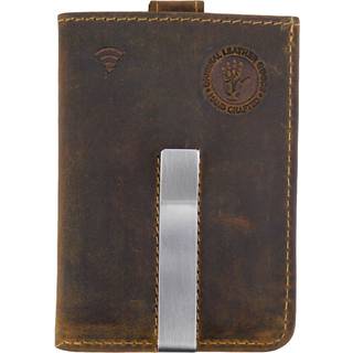 Greenburry Kartenetui Vintage Leder antik braun | 1614-25