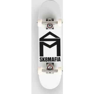 "SK8 Mafia House Logo Micro 6"" Skateboard" - Uni - white