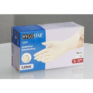Distinct latexhandske S pudderfri 100stk/pak hvid