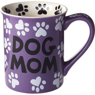 Enesco Vores navn er Mud Dog Mom 16 Oz. Stent?jskrus 1 t?lling (pakke med 1) multifarve