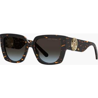 Marc Jacobs Kvinde MARC 687/S 086/98 Solbriller Acetat Havana Grå Firkantet Normal Skygge