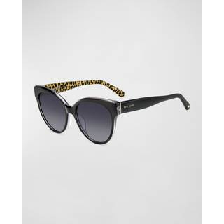 Kate Spade Aubriella/G/S Asian Fit HWJ/9O 55 Solbriller Kvinder Grå - Frosted Dark Grey On Grey - 55mm