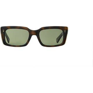 Garrett Leight GL 3030 SUN SPBRNSH/SFVVG 49 Solbriller Mænd Tortoiseshell - Spotted Brown Shell Tortoise - 49mm