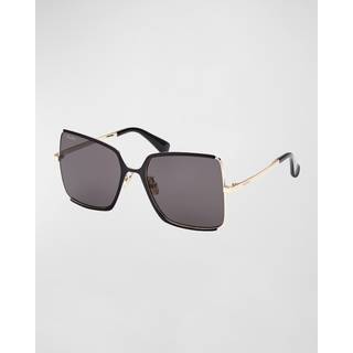 Max Mara MM0070-H WEHO 32A 58 Solbriller Kvinder Black - Gold Black - 58mm
