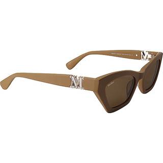 Max Mara Kvinde MM0057 EMME13 73E Solbriller Acetat Brun Brun Cat Eye Normal
