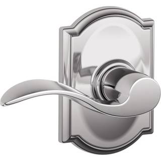 Schlage trim med Schlage Hall og Closet Lever Bright Chrome (F10 ACC 625 CAM)
