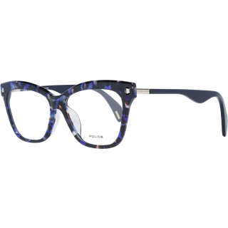 Police PL627M 0L93 51 Briller Kvinder Blue - Pattern Blue Black Red - 51mm