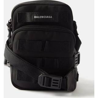 Balenciaga - Army Logo-Appliquéd ECONYL® Messenger Bag - Men - Black