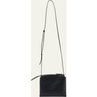 The Row Nu Twin Mini leather crossbody bag - black - One Size