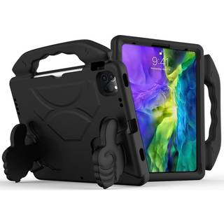 iPad Air (2022 / 2020) / iPad Pro 11 (2022 / 2021 / 2020 / 2018) Børne cover - Thumb Kickstand Cover Sort