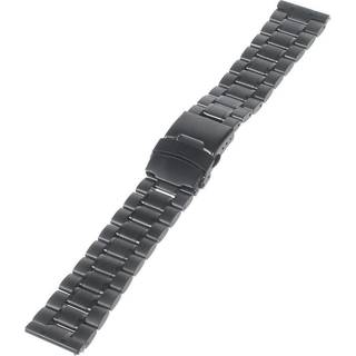 Universal Stainless Steel Watchband (22mm) - Sort