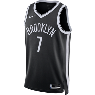 Brooklyn Nets Icon Edition 2022/23 Nike Dri-FIT NBA Swingman-trøje til mænd - sort - M