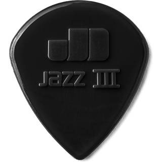 Dunlop Nylon Jazz III Stiffo (Sort)