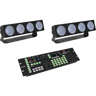 Eurolite Set 2x LED CBB-4 + DMX LED Color Chief Controller TILBUD NU