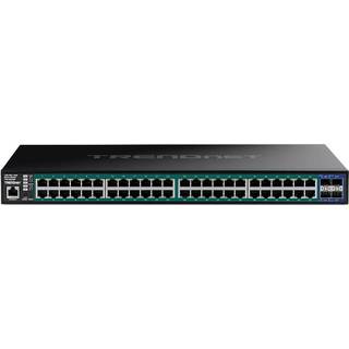 TRENDnet TPE-3524SF - switch - 52-port web - 52 ports - smart - rack-mountable - TAA Compliant