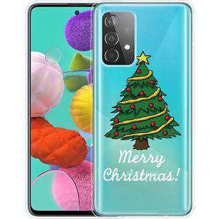 Samsung Galaxy A33 (5G) Fleksibelt Plast Julecover - Juletræ