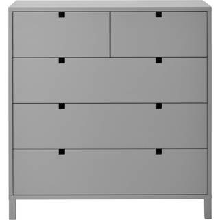 1898 Square kommode 2+3 skuffer Grå