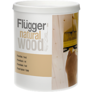 Panellak Hvid - Flügger Natural Wood 0,75 L