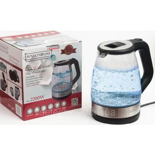 Royalty Line Elkedel i glas - 1.7L - med Blåt LED lys - 2200W