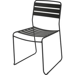 Fermob - Surprising Chair, Liquorice - Udendørs spisebordsstole - Harald Guggenbichler - Sort - Metal