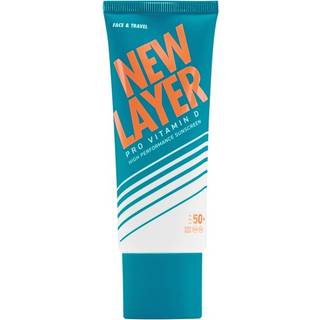 NEW LAYER Solpleje Solcreme High Performance Face & TravelPro D-vitamin solcreme SPF 50+ 75 ml (2.787,00 kr / 1 l) - 75 ml