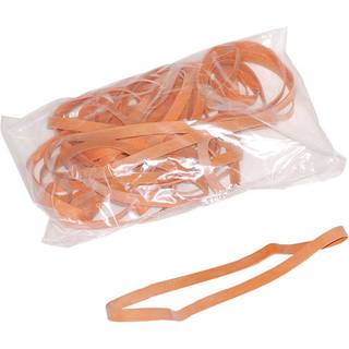 X-Care træningselastik i pose 1 kg, let, orange, 120 stk