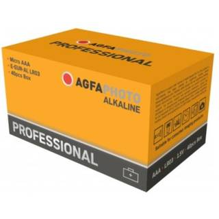 AAA 40-pak AgfaPhoto Professional batteri - Alkaline, 1,5V