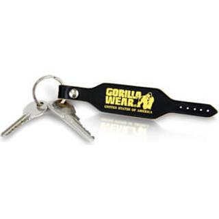 GW Keychain, black/gold, Gorilla Wear