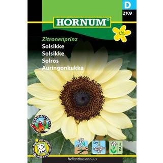 Lysegul solsikke &quot;Zitronenprinz&quot; - Solsikkefrø / Blomsterfrø