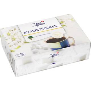 Dansukker sukker huggetsukker i 1 kg kasse, hvid