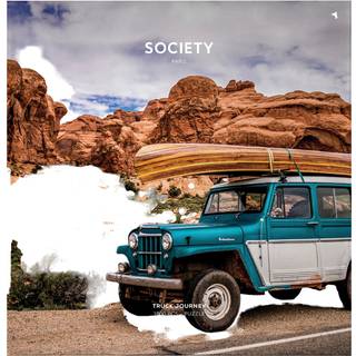 SOCIETY Paris - Puzzle - Puslespil - Truck Journey - 25 x 25 x 4.8 cm