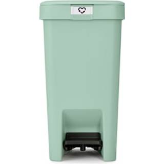 Brabantia StepUp Pedalspand, 10 Liter - i Genanvendt plast-Jade Green
