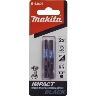 Makita B-63806 Impact Black Impact Screwdriver Bit - 2 Pieces