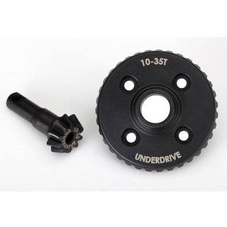 Traxxas 8288 Ring- & Differential Pinion Gear Underdrive 10/35T CNC TRX-4