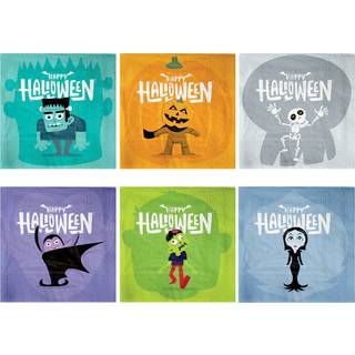 10 stk. Frokostservietter Monsters