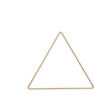 Metallring Dreieck gold