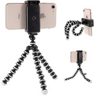 Universal Fleksibelt Smartphone Tripod Stativ - 60-85mm - Sort