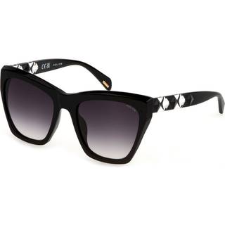Police SPLL36 HEDRON 2 0700 54 Solbriller Kvinder Black - Shiny Black - 54mm