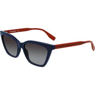 Karl Lagerfeld Kvinde KL6061S 424 Solbriller Plast Blå Grå Cat Eye Skygge