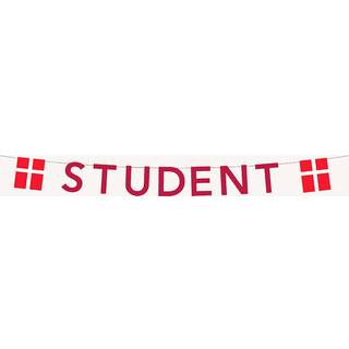 Guirlande STUDENT rød
