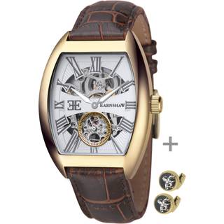 Earnshaw ES-8015-03 Set-Cufflinks Holborn Gent's Automatik Herrenuhr