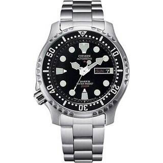 Citizen NY0040-50E Sort/Stål Ø43 mm